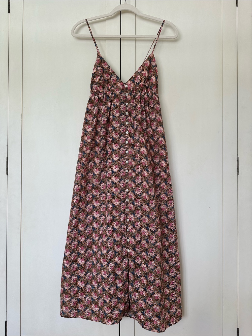 J.Crew Collection Size M Ratti Prism Floral Print Triangle Sundress Midi Dress